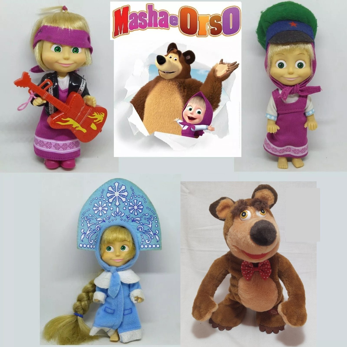 Masha Playset Masha E Orso Giocattoli Bambola Giocattoli Di Masha