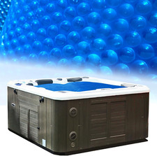 Heavy-Duty Hot Tub Bubble Blanket - 16-Mil Solar Cover for Heat Retention