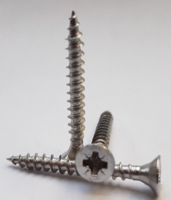 Stainless Steel Pozi CSK Head Chip Board Screw At ₹ 1/piece In Mumbai