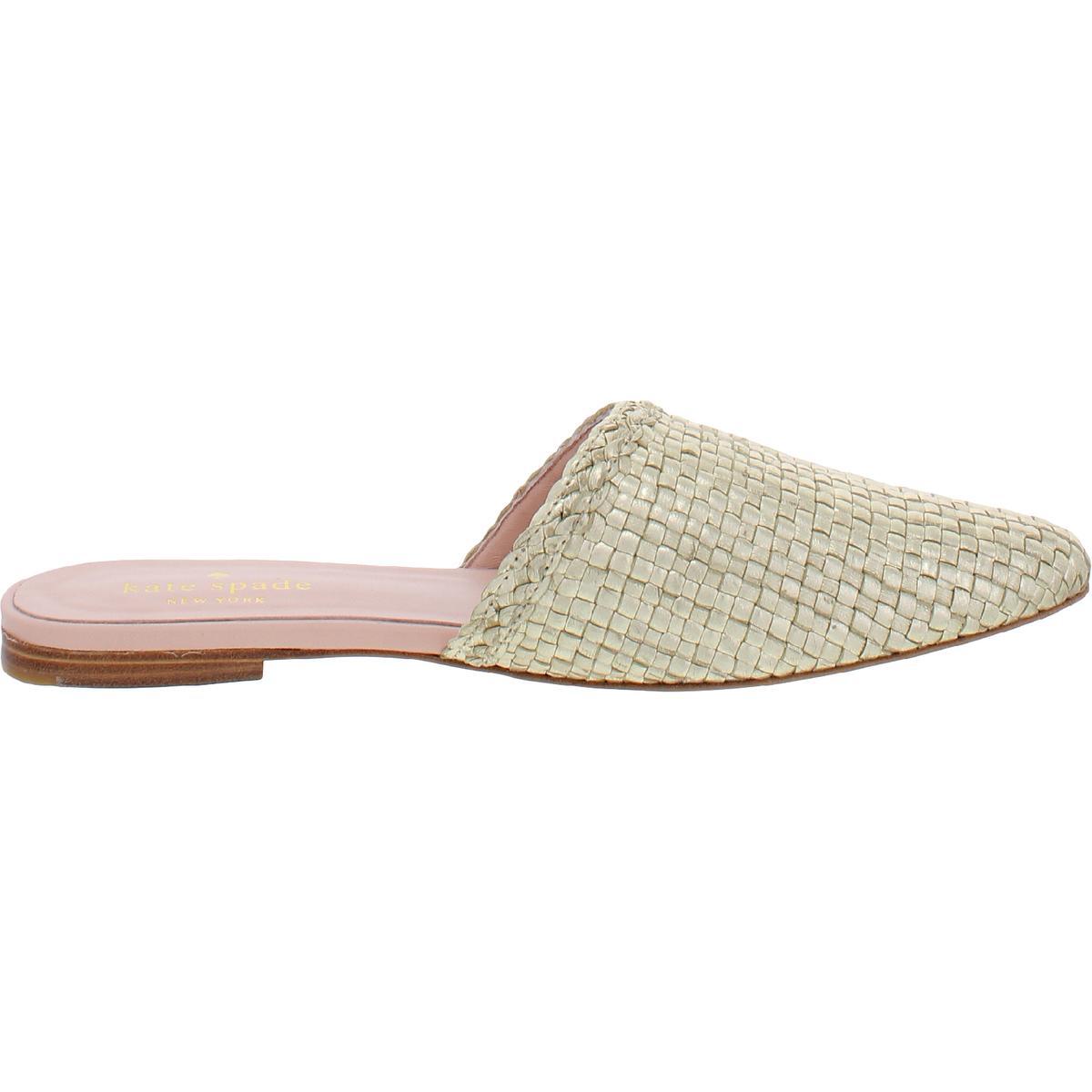 Kate Spade New York Womens Mariel Gold Mules Shoes 7.5 Medium (B,M) BHFO  5008 888445810053 | eBay
