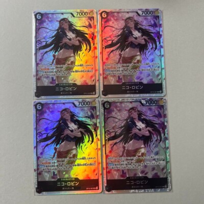 Nico Robin OP12-087 SR x4 One Piece Card Game Legacy of the Master