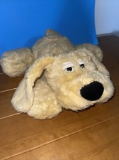 Commonwealth 18  Dog Floppy Plush Stuffed Tan Brown 1999 Vtg Puppy