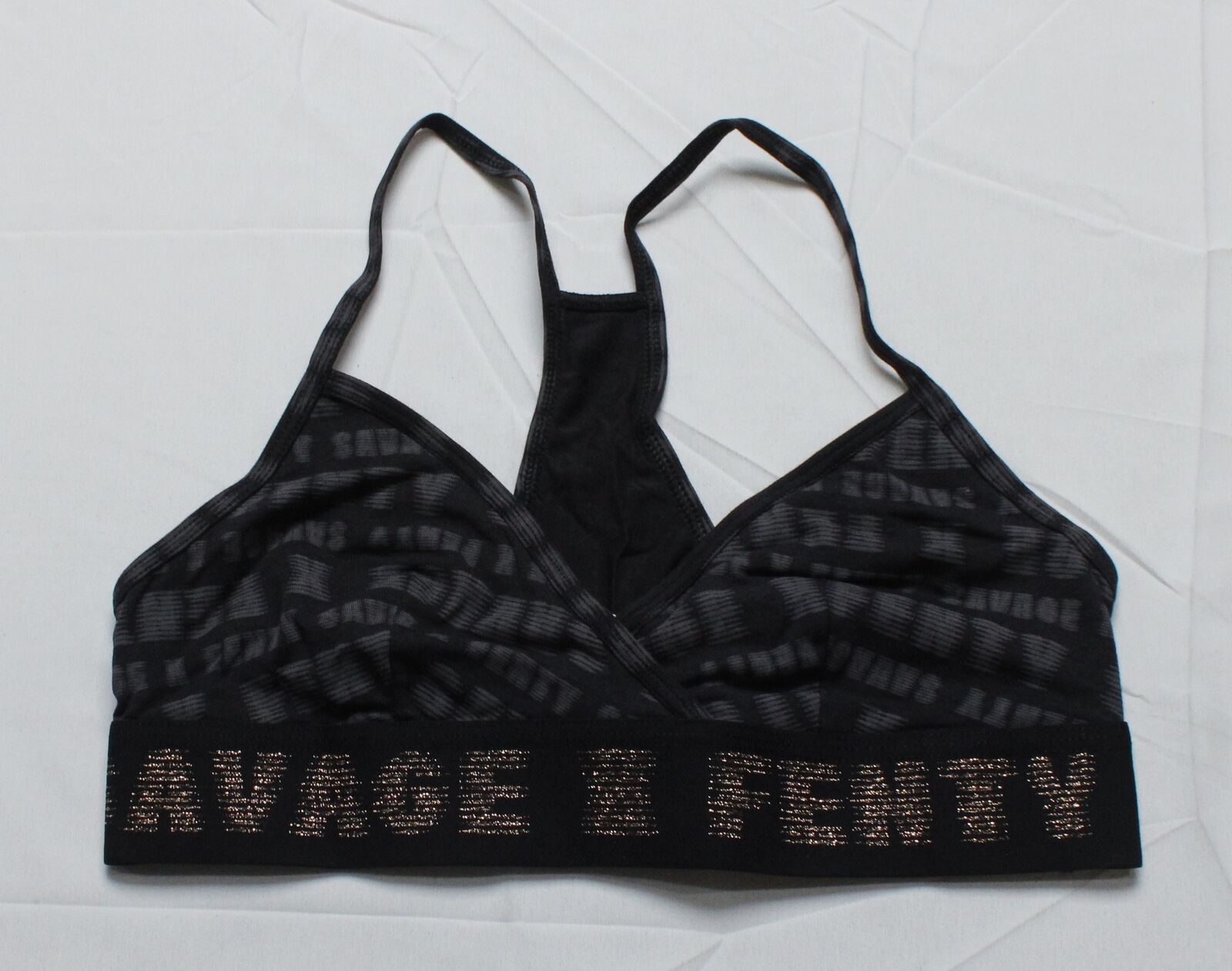 Savage X Fenty Women's Forever Savage Bralette CG2 Black Print