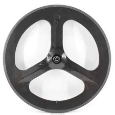 700C Road Track Fixed Gear Bike Full Carbon Fibre T Wheelset Clincher 3 Spoke