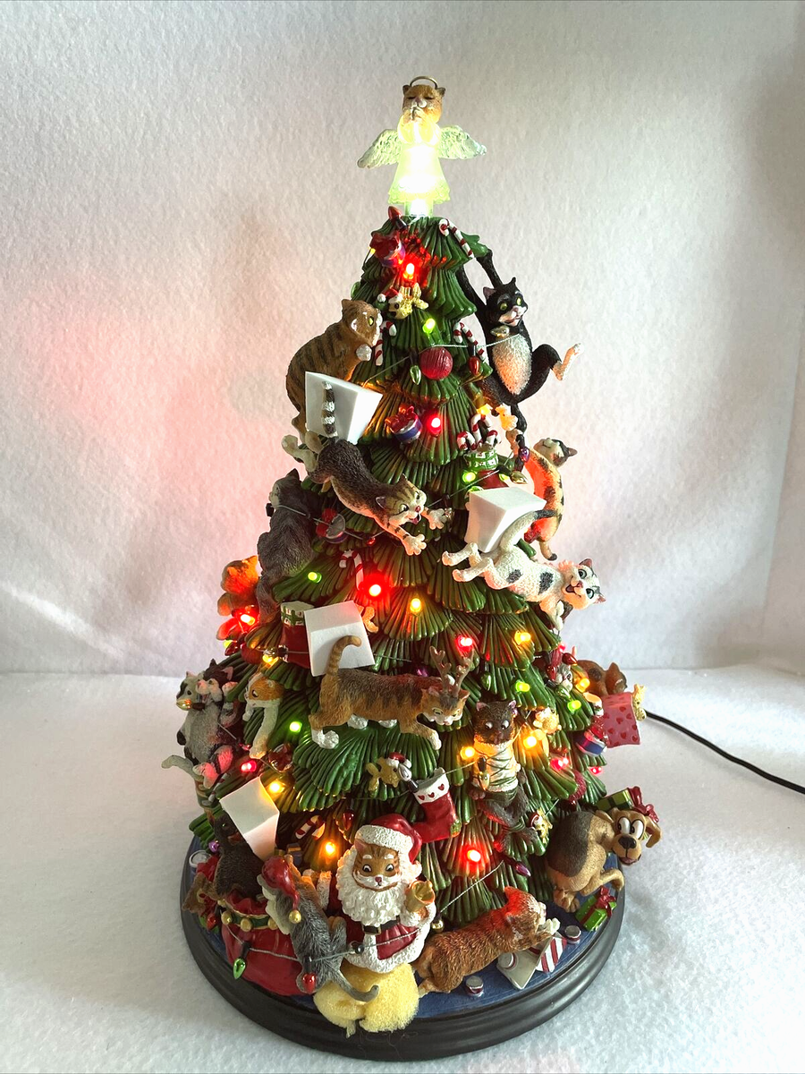 COMICAL CATS CHRISTMAS TREE BY DANBURY MINT 12