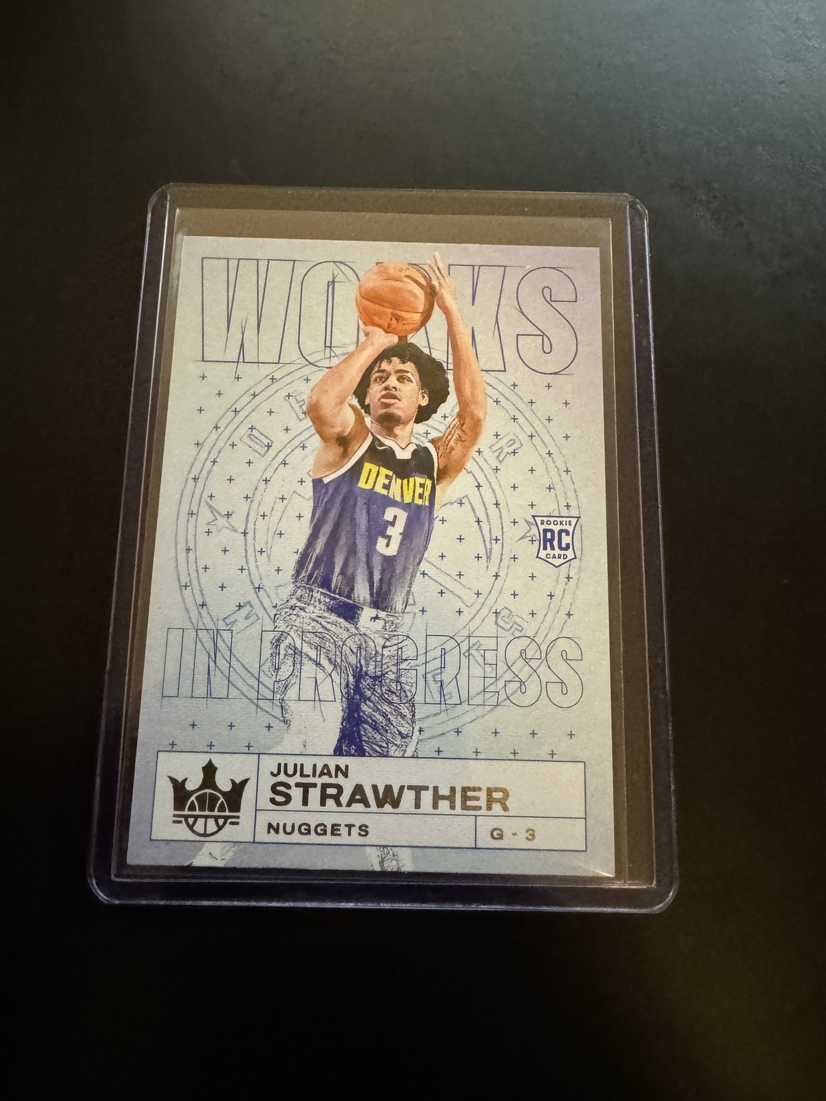 2023-24 Panini Court Kings Julian Strawther Works In Progress