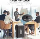 12-Sheet Heavy Duty Paper Shredder for Office, 5.28 Gal Pullout Bin, 60Db Low-No