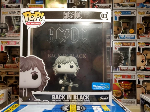 Funko POP! Albums #03 AC/DC Back in Black with Angus Young Walmart Exclusive!!!
