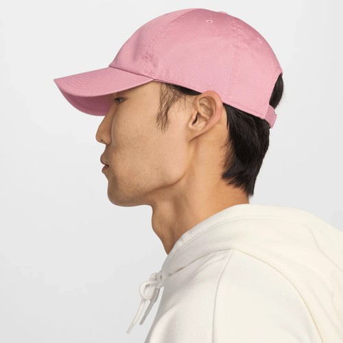Nike Club Unstructured Futura Wash Cap White Pink Hat FB5368 699 - SIZE S/M - Picture 3 of 10