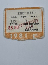 1981 Ticket Boston Celtics 91-90 Top 76's East Finals GM 7/Bird 23 P/DR. J Ex🏀