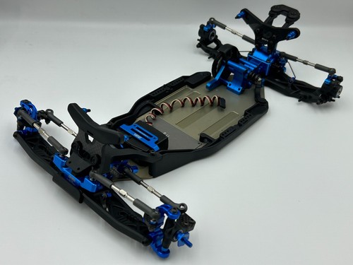 Bloque de rueda de aluminio CNC RC10B7 Dhawk azul para equipo asociado B7 B7D - Imagen 9 de 9