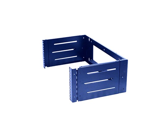 4U Wall Mount Open Frame 19'' Server Equipment Rack adjustable 12-18 inch depth - Picture 3 of 5