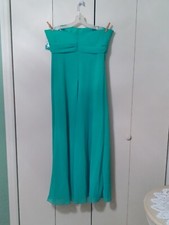 Davids Bridal F13267 Bridesmaid Dress Teal Size 10