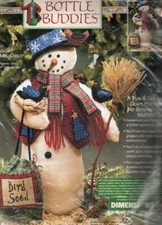 VINTAGE NIP DIMENSIONS BOTTLE BUDDIES MR. CHILLY SNOWMAN KIT 18097