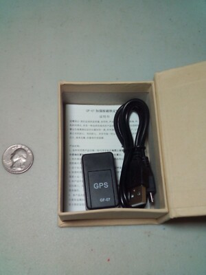 GF07 Magnetic Mini GPS Untested Inbox LoJack Open box No Guarantee A3