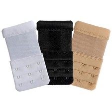 3 Pack Hooks Bra Extender Elastic Extension Strap Strapless Underwear Maternity