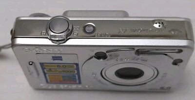 Sony Cyber-shot DSC-W50 6.0Mp Camera Silver PARTS OR REPAIR | eBay