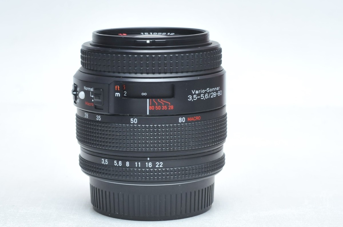 ＜美品＞CONTAX NX Vario-sonnar T 28-80mm Contax Vario-sonnar T * 28-80mm F/3.5-5.6 AF Lens for N N1