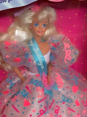 バービー人形　Barbie 1994 Mattel Birthday Barbie Doll #12954 Prettiest Present Of