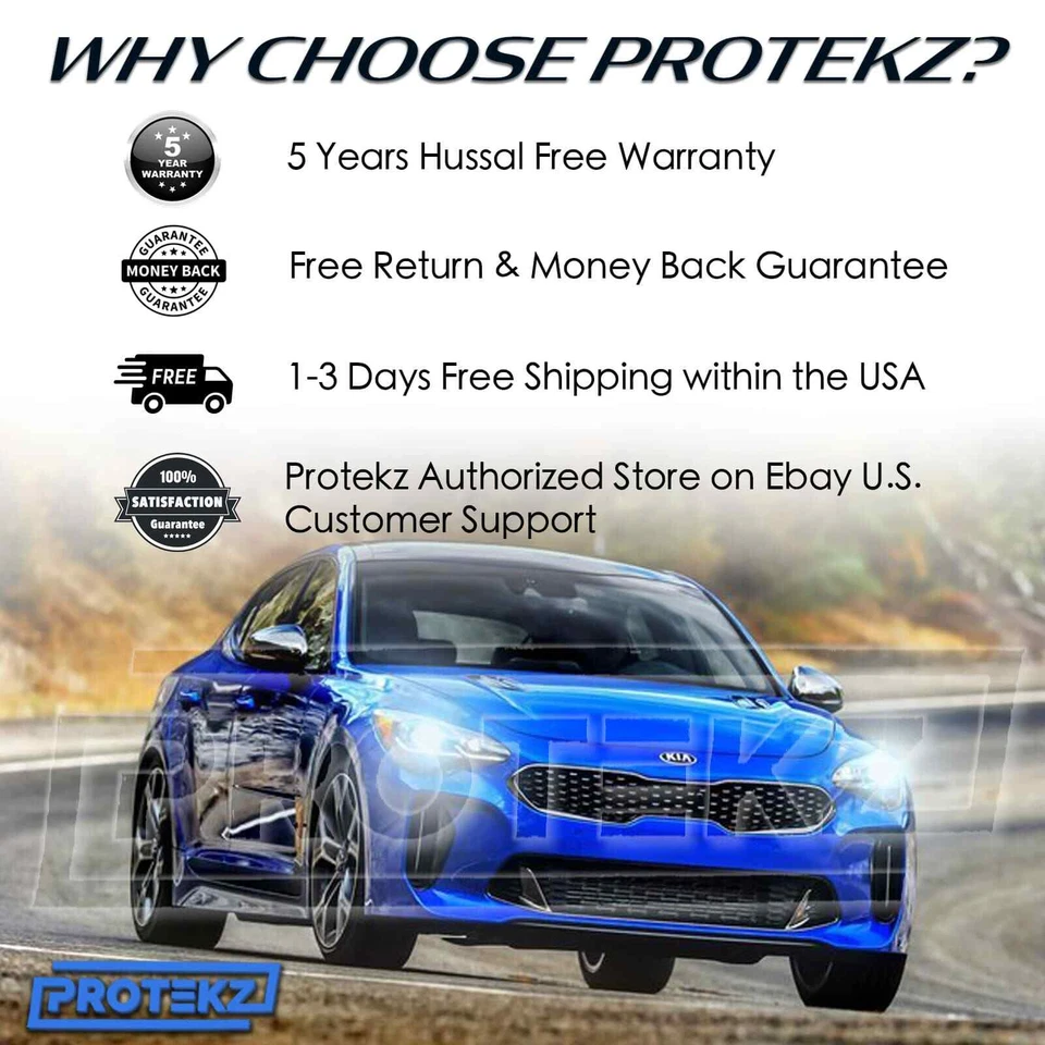 LED Fog Light Kit Protekz H11 6000K Bulbs for 2005-2009 Saab 9-7X - Image 4 of 4