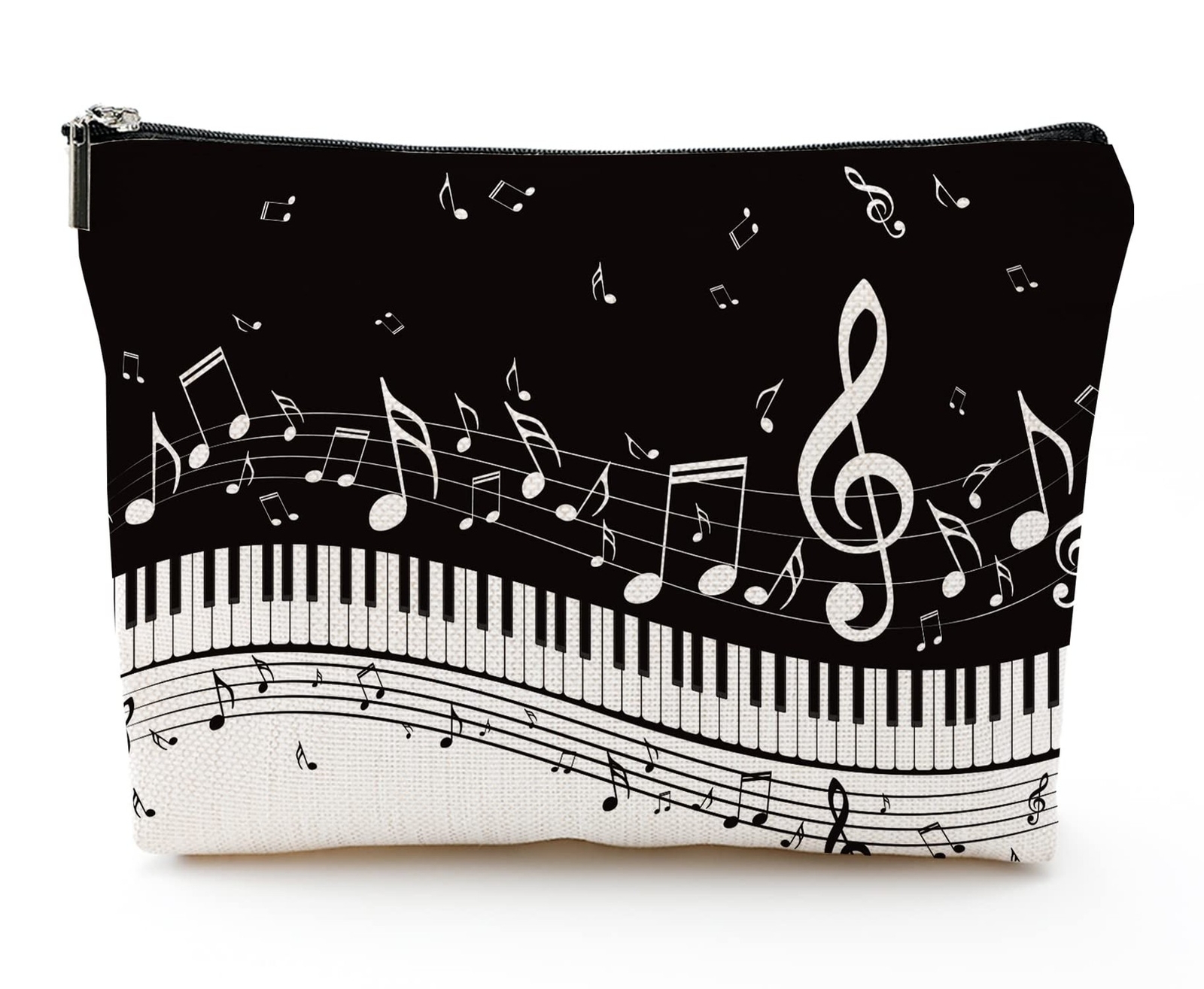 Travel Makeup Bag for Women Large Cosmetic Organizer with Zipper Pouch-image