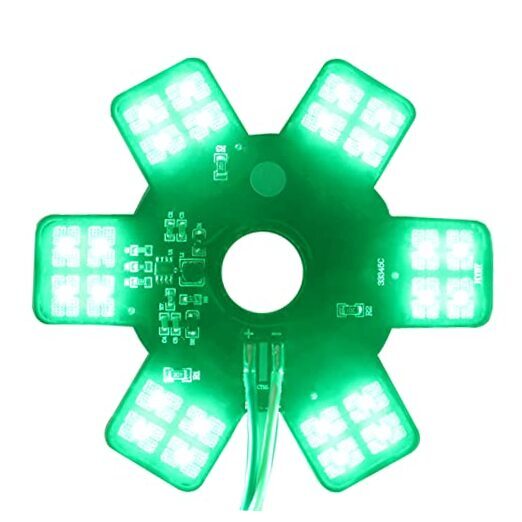 Air Cleaner LED Light 5" Truck Decorative Hex Style Air Filter Lamp for