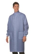 Blue Fashion Seal Shield Lab Coat-NEW