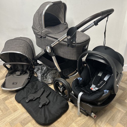 Mamas And Papas Ocarro Pram Travel System Chestnut (Carrycot, Seat