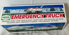 🚒 1996 Hess Emergency Truck 💡 Lights & Sirens 📦 Vintage Collectible NEW ✨