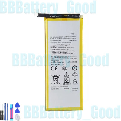 JT40 Battery Replacement for Motorola Moto G6 Plus XT1926 XT1926-1 3200mAh Tools