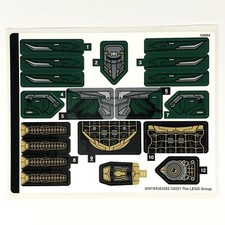 LEGO STICKER SHEET 76195 Spider-Man's Drone Duel Stickers Decals No Way Home