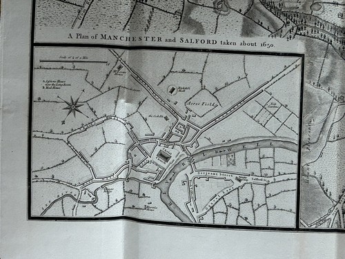 1793 Plan Manchester & Salford Large Folding Map by Charles Laurent 106 cm x 91 - Picture 14 of 17