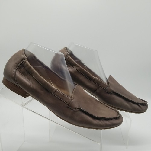 Paul Green Munchen Gray Soft Leather Loafers Mens Sz 8 Made In Austria - Picture 2 of 9