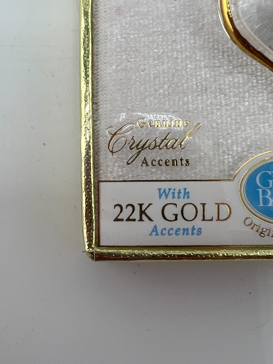 Glass Baron March Birthstone Sparkle Heart Necklace 18