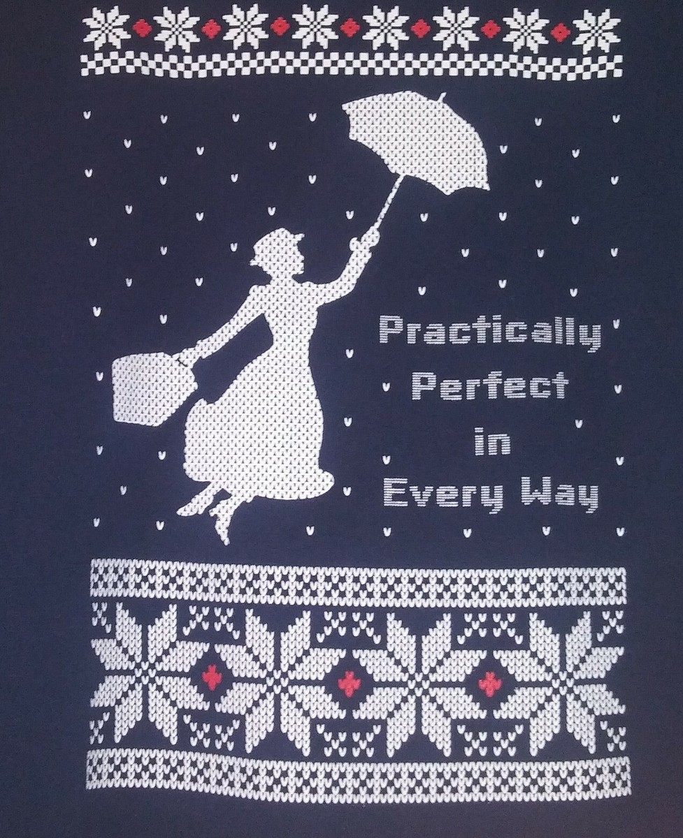 (メリー・ポピンズ) Mary Poppins オフィシャル商品 レディース Practically Perfect In Every Way トレーナー 長袖 トップス Mary Poppins PRACTICALLY PERFECT IN EVERY WAY Womens Medium