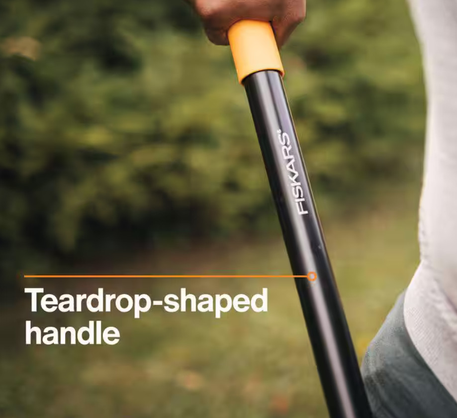 57.29" Digging Spade Shovel Heavy Duty Welded Steel, Long Handle, Powder Coated