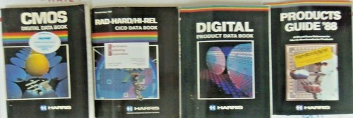 HARRIS DATA BOOK LOT 1980's IT HISTORY DIGITAL CMOS RAD-HARD CICD REFERENCE GUID