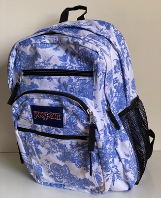 JANSPORT BIG STUDENT WHITE BLUE WASH 