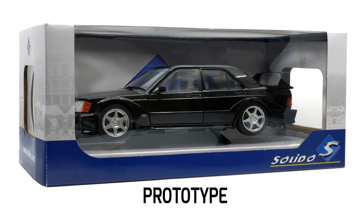 MERCEDES BENZ 190e Evolution II Black 1/18 Diecast Model Car