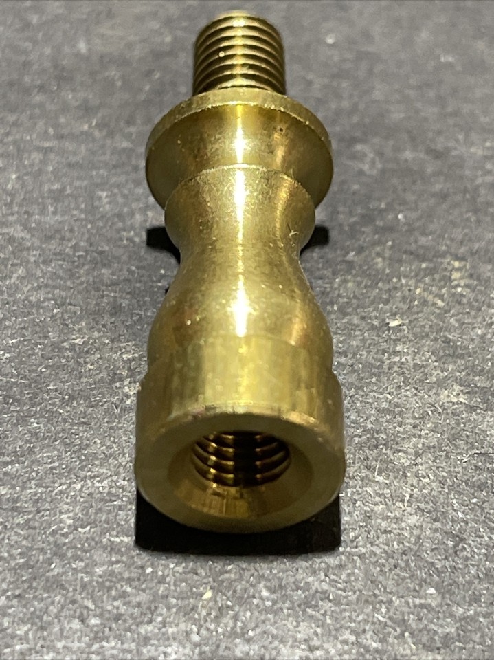 LAMP HARP ~ SHADE RISER ~ Solid Turned Brass ~ 1