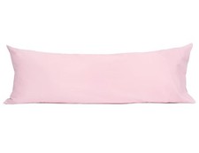 Body Pillowcase 100 Cotton Long Pillow Cover/Case Body 21"x54" Dark Pink