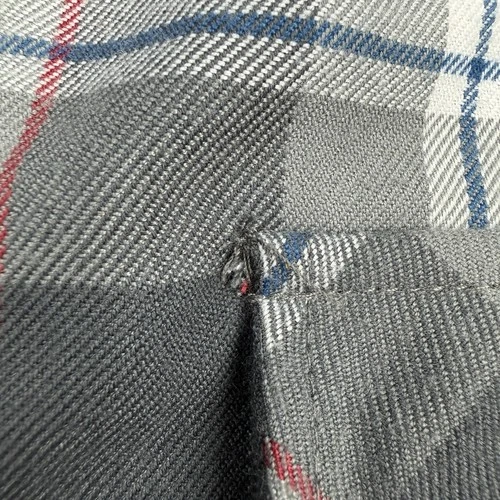 Born Scum Count Me Out Flannel Shirt Mens Small Gray Plaid Long Sleeve image 8