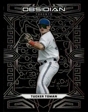 Tucker Toman 2023 Chronicles Baseball - Obsidian #25 - Toronto Blue Jays