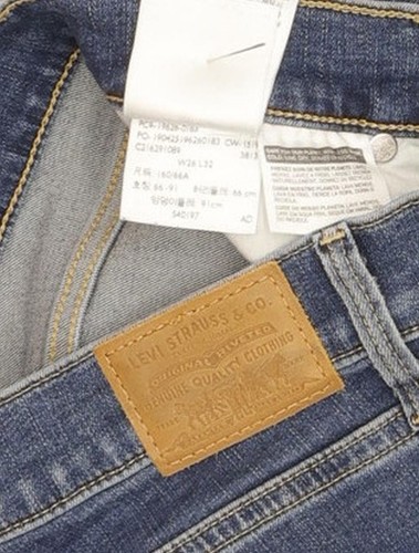 Levi's 311 Shaping Women Blue Skinny Slim Stretch Jeans W26 L32 (102367) - Picture 7 of 9