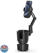 Phone Holders for Your Car, 2 in 1 Universal Cup Holder Expander Adjustable B