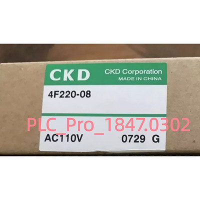 4F220-08 1PCS Brand New CKD 4F220-08-AC110V Solenoid Valve  Fast delivery