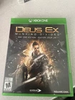 XBox One Deus Ex Mankind Divided Day One edition  game ( free ship to Canada   )