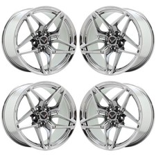 19 20 Corvette C7 Zr1 Z06 Grand Sport Chrome Wheels Oem Set 5926 5930 Exchange