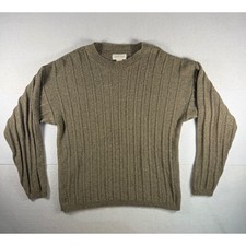 Vintage 90s Murano Ribbed Knit Sweater Earth Tone Made in USA Mens L