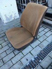 VW BUS T3 Sitz, 1 Stück, Stoff braun, Transporter, Doka, Postbus